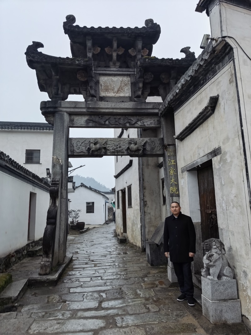 投促中国创始人吴永豪一行赴安徽省宣城市旌德县江村江氏宗祠参观学习