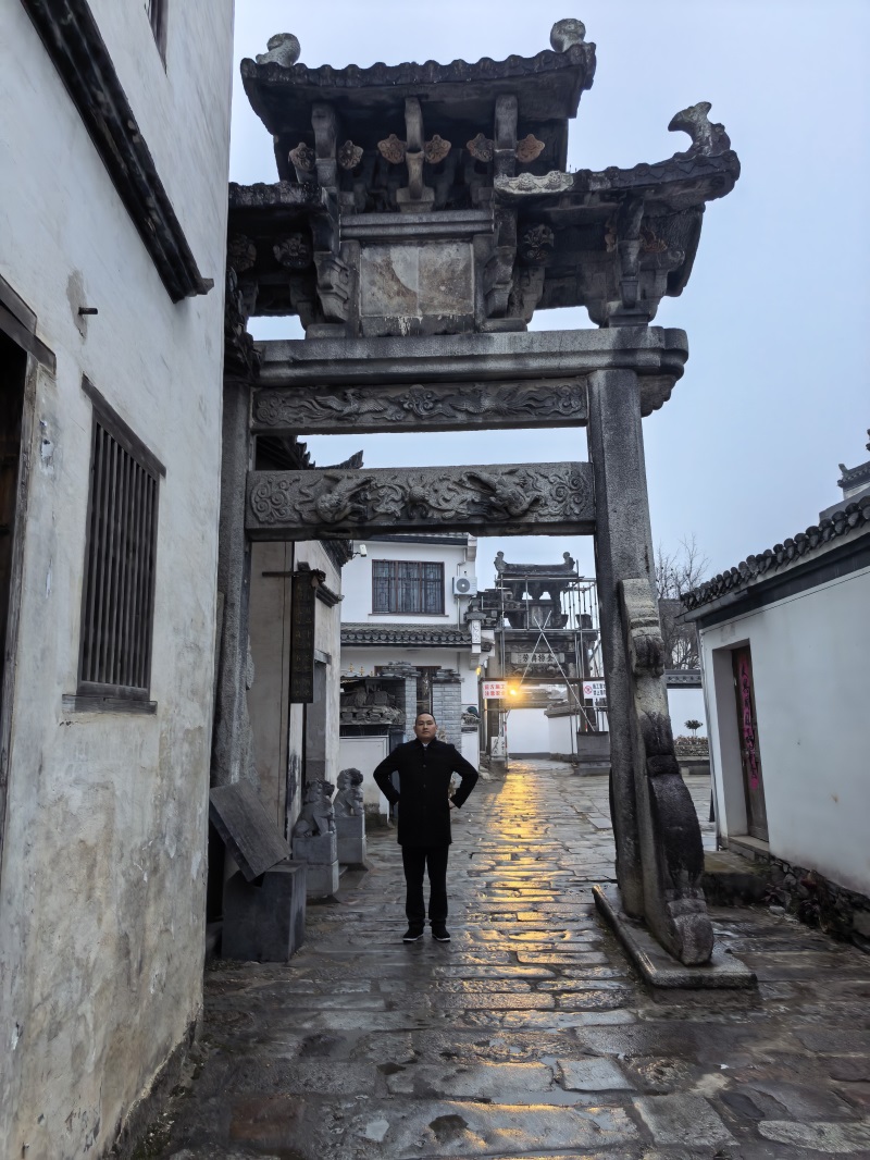 投促中国创始人吴永豪一行赴安徽省宣城市旌德县江村江氏宗祠参观学习