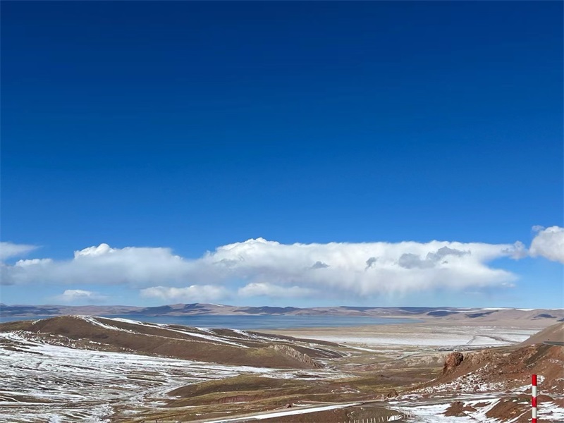 投促中国创始人吴永豪一行赴西藏第二大湖泊纳木措参观学习