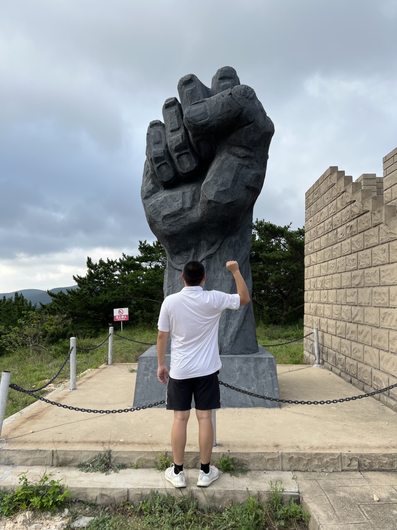投促中国创始人吴永豪一行赴辽宁省大连市旅顺口区旅顺西炮台风景区参观学习