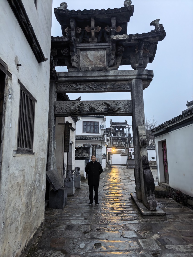 投促中国创始人吴永豪一行赴安徽省宣城市旌德县江村江氏宗祠参观学习