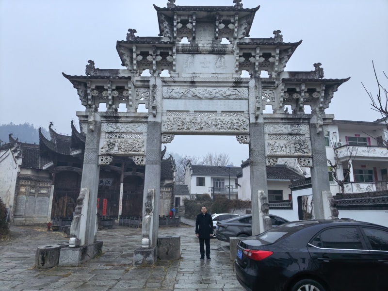 投促中国创始人吴永豪一行赴安徽省宣城市旌德县江村江氏宗祠参观学习