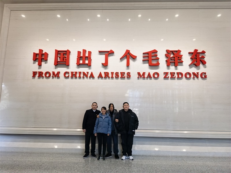 投促中国创始人吴永豪一行赴湖南省湘潭市韶山市韶山乡韶山村韶山旅游区全国中小学生研学实践教育基地毛泽东同志纪念馆参观学习