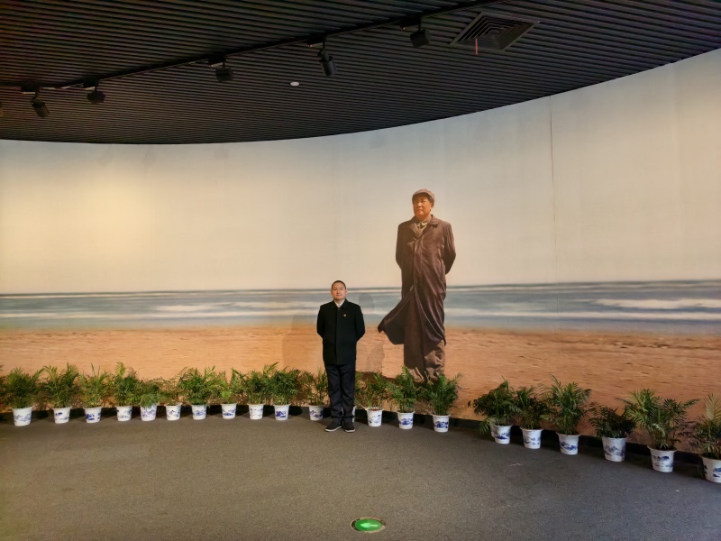 投促中国创始人吴永豪一行赴湖南省湘潭市韶山市韶山乡韶山村韶山旅游区韶山毛泽东纪念馆专题展区参观学习