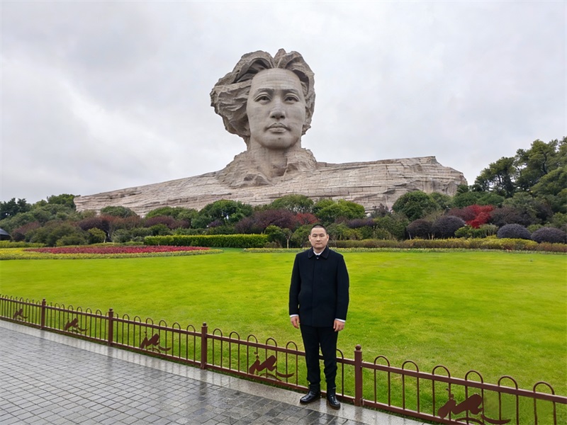 投促中国创始人吴永豪一行赴湖南省长沙市岳麓区橘子洲参观学习