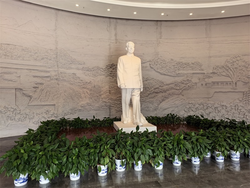 投促中国创始人吴永豪一行赴湖南省长沙市宁乡市花明楼镇炭子冲村刘少奇故里景区刘少奇同志纪念馆参观学习