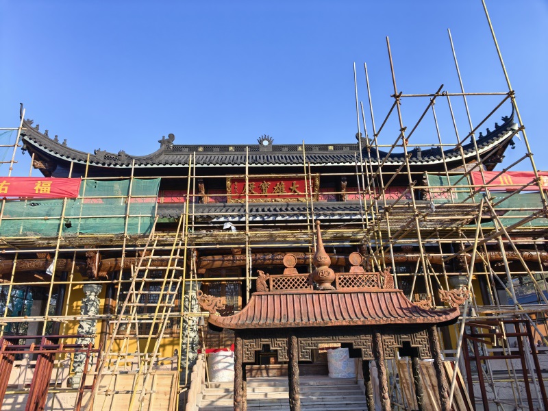 投促中国创始人吴永豪一行赴安徽省宣城市绩溪县龙川镇龙川村龙川景区水口灵山庵瞻仰学习