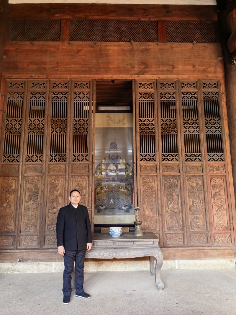 投促中国创始人吴永豪一行赴安徽省宣城市绩溪县龙川镇龙川村龙川景区胡氏宗祠瞻仰学习