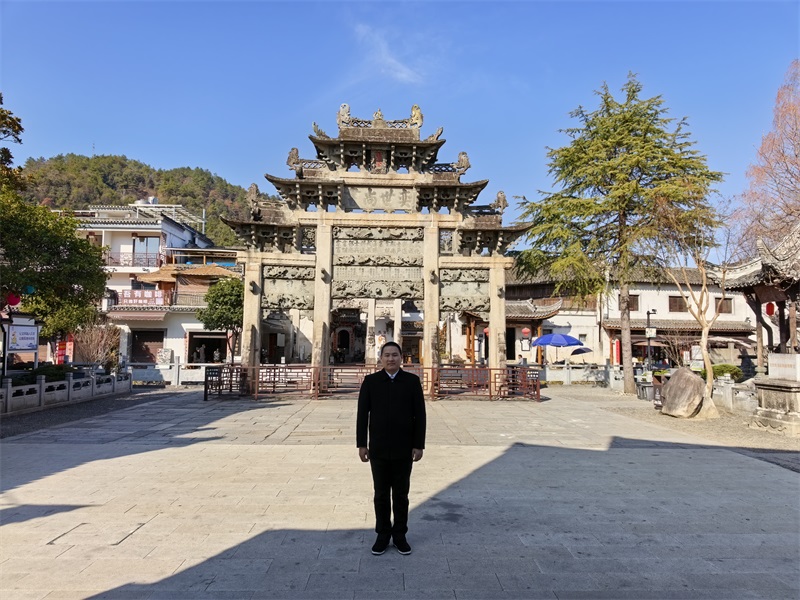 投促中国创始人吴永豪一行赴安徽省宣城市绩溪县龙川镇龙川村龙川景区瞻仰学习
