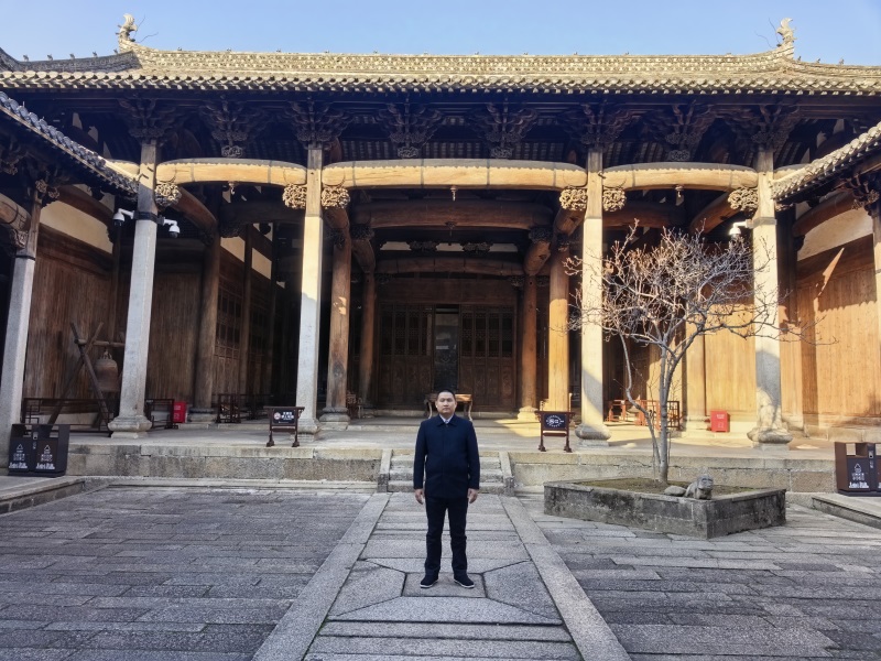 投促中国创始人吴永豪一行赴安徽省宣城市绩溪县龙川镇龙川村龙川景区胡氏宗祠瞻仰学习