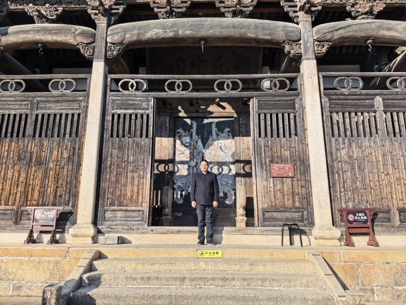 投促中国创始人吴永豪一行赴安徽省宣城市绩溪县龙川镇龙川村龙川景区胡氏宗祠瞻仰学习