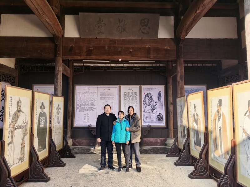 投促中国创始人吴永豪一行赴安徽省宣城市绩溪县龙川镇龙川村龙川景区乡贤祠瞻仰学习